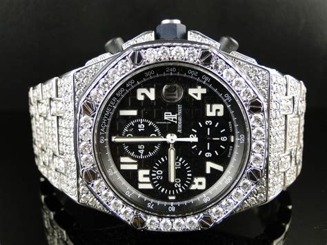 ap skeleton iced out|audemars piguet iced out price.